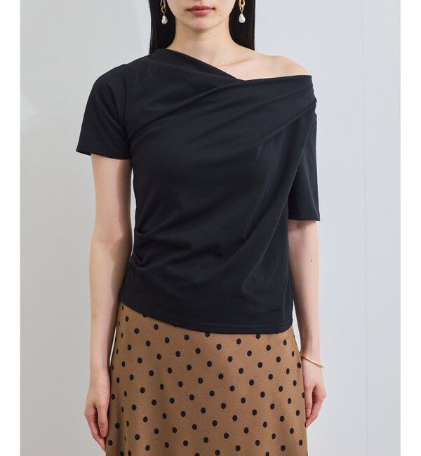 VIS「【夏トク価格】半袖ドレーププルオーバー」|Tシャツ・カットソー|