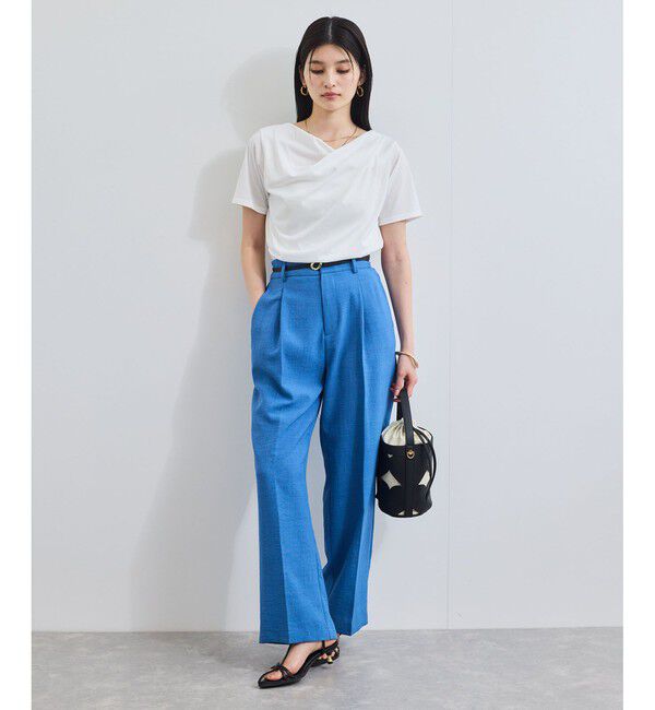 VIS「【夏トク価格】半袖ドレーププルオーバー」|Tシャツ・カットソー|