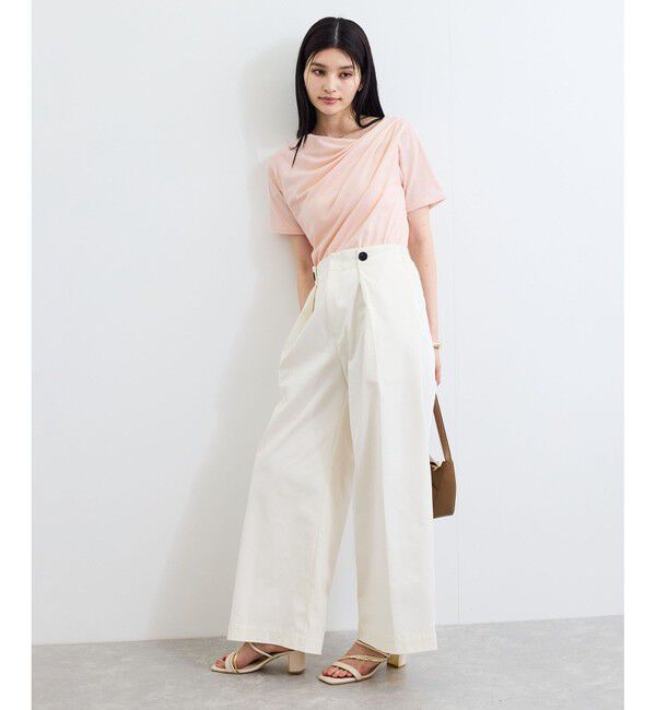 VIS「【夏トク価格】半袖ドレーププルオーバー」|Tシャツ・カットソー|