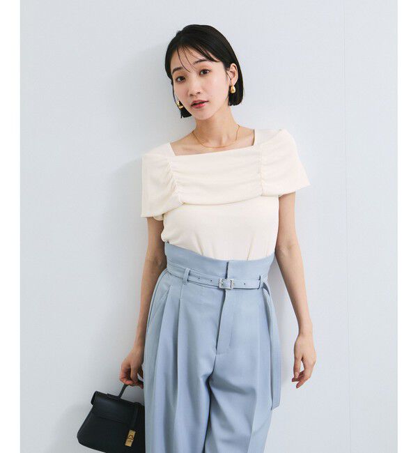 VIS「オフショルダーテレコカットソープルオーバー」|ニット・セーター|