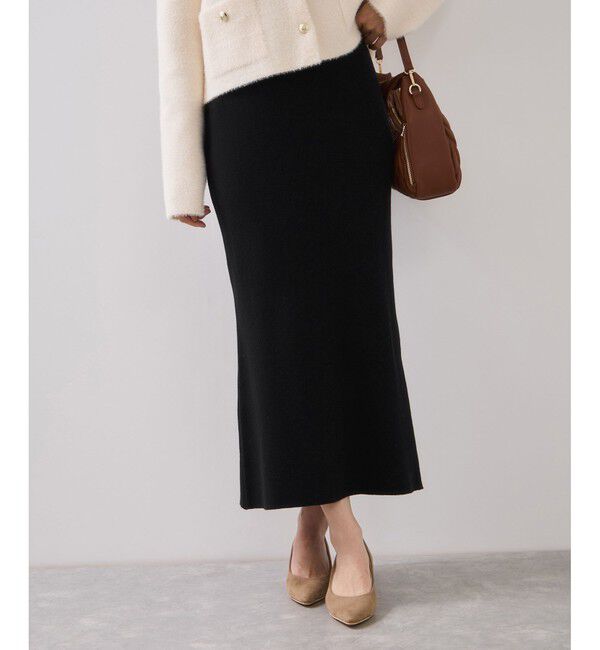 VIS「リブニットスカート/セットアップ対応」|スカート|