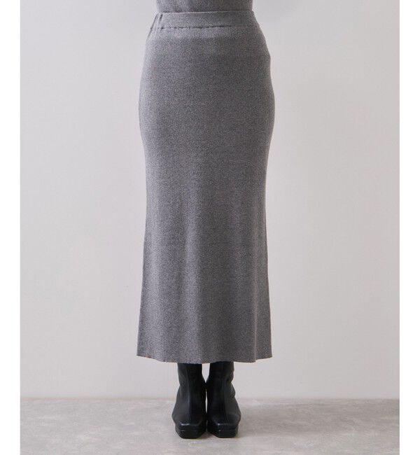 VIS「リブニットスカート/セットアップ対応」|スカート|