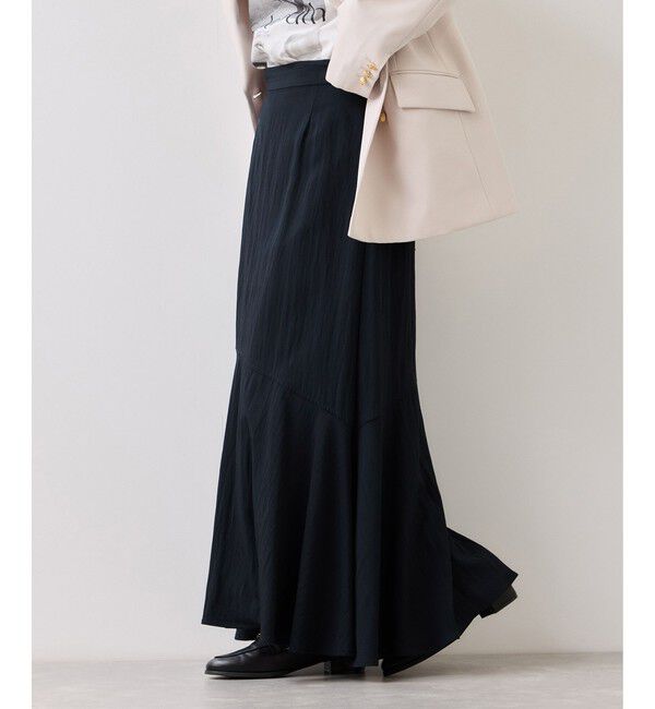 VIS「サテンツイルマーメイドスカート」|スカート|