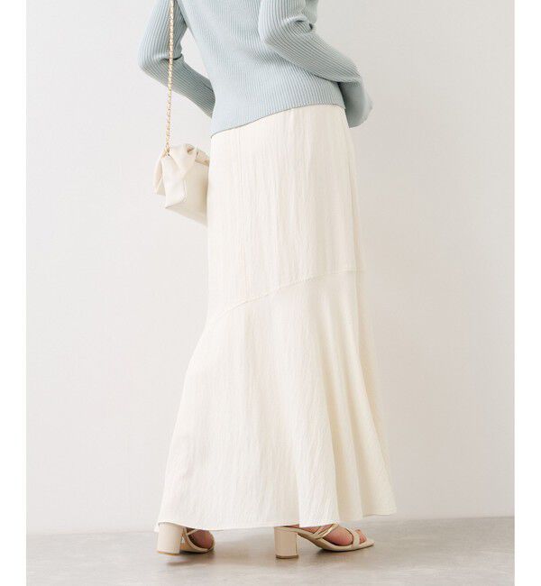 VIS「サテンツイルマーメイドスカート」|スカート|