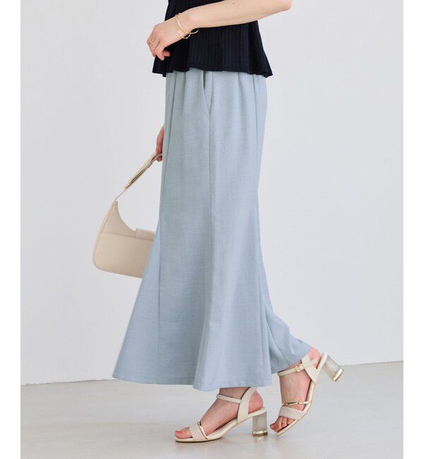 VIS「美easyリネンライクマーメイドスカート/イージーケア・接触冷感・セットアップ対応」|スカート|