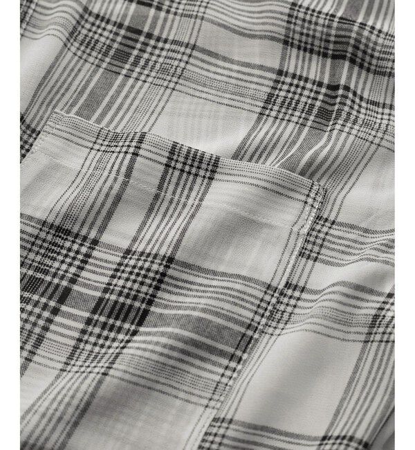 VIS「チェック＆シアーオーバーシャツ」|シャツ・ブラウス|