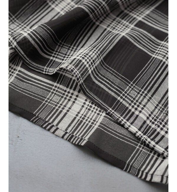 VIS「チェック＆シアーオーバーシャツ」|シャツ・ブラウス|
