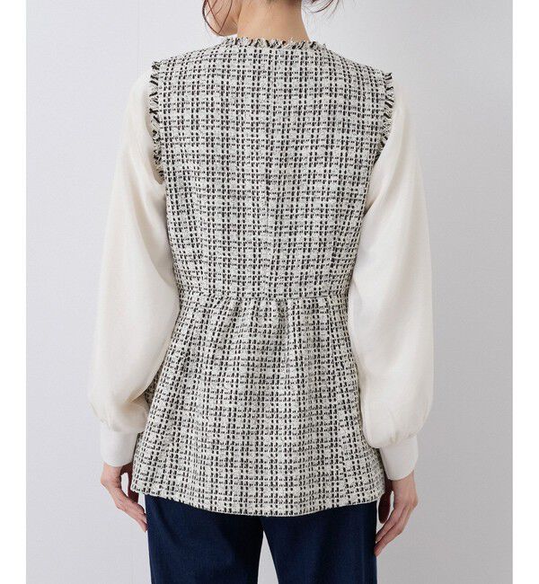 Rope&rsquo;Picnic「ツイードジレ ベスト」|ベスト・ジレ|