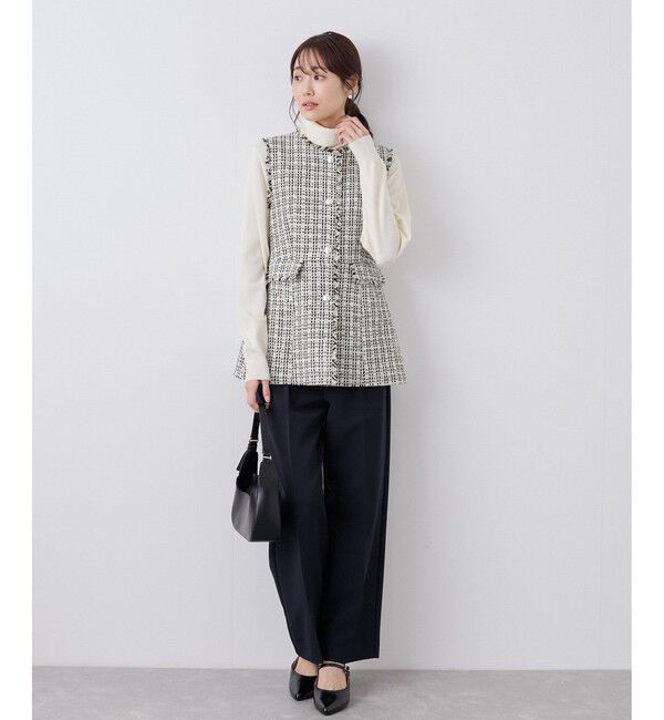 Rope&rsquo;Picnic「ツイードジレ ベスト」|ベスト・ジレ|