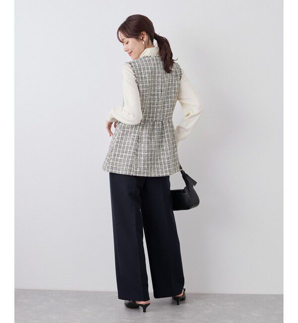 Rope&rsquo;Picnic「ツイードジレ ベスト」|ベスト・ジレ|