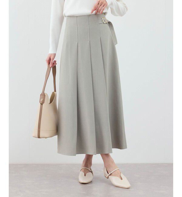 Rope&rsquo;Picnic「クリアツイルタックキルトスカート/入卒式・セレモニー・セットアップ対応」|スカート|