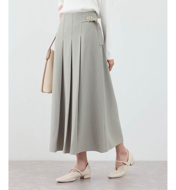 Rope&rsquo;Picnic「クリアツイルタックキルトスカート/入卒式・セレモニー・セットアップ対応」|スカート|