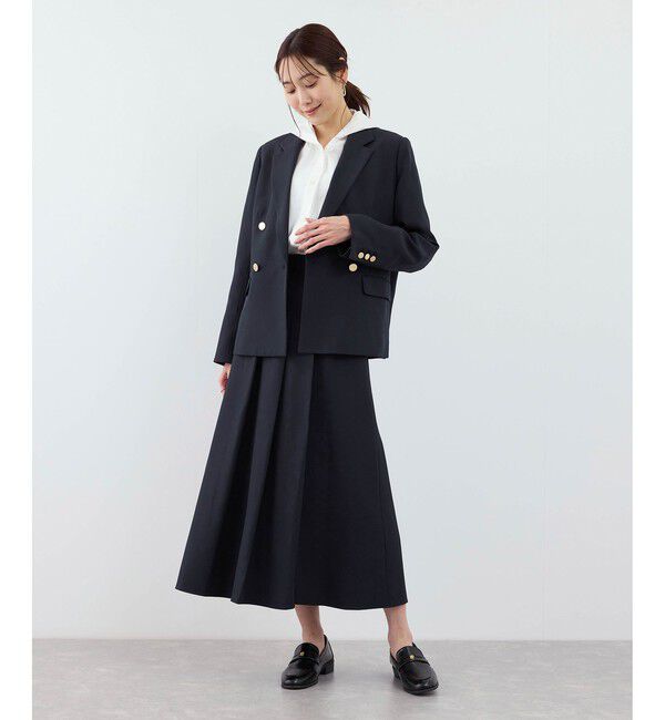 Rope&rsquo;Picnic「クリアツイルタックキルトスカート/入卒式・セレモニー・セットアップ対応」|スカート|