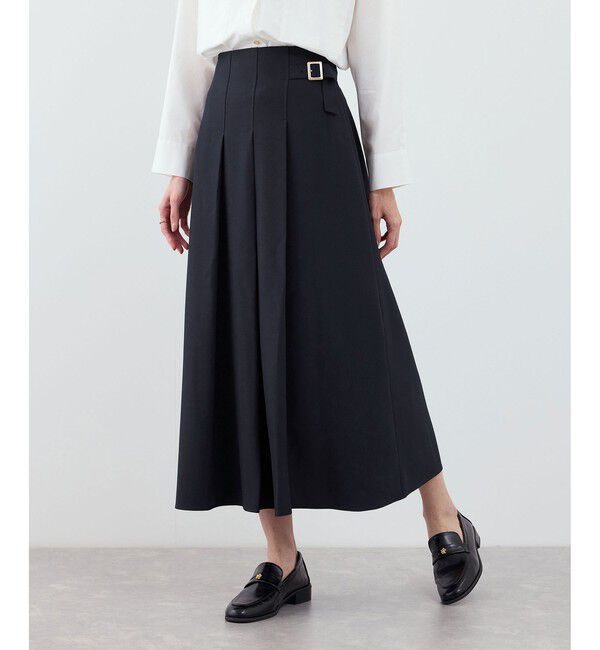 Rope&rsquo;Picnic「クリアツイルタックキルトスカート/入卒式・セレモニー・セットアップ対応」|スカート|