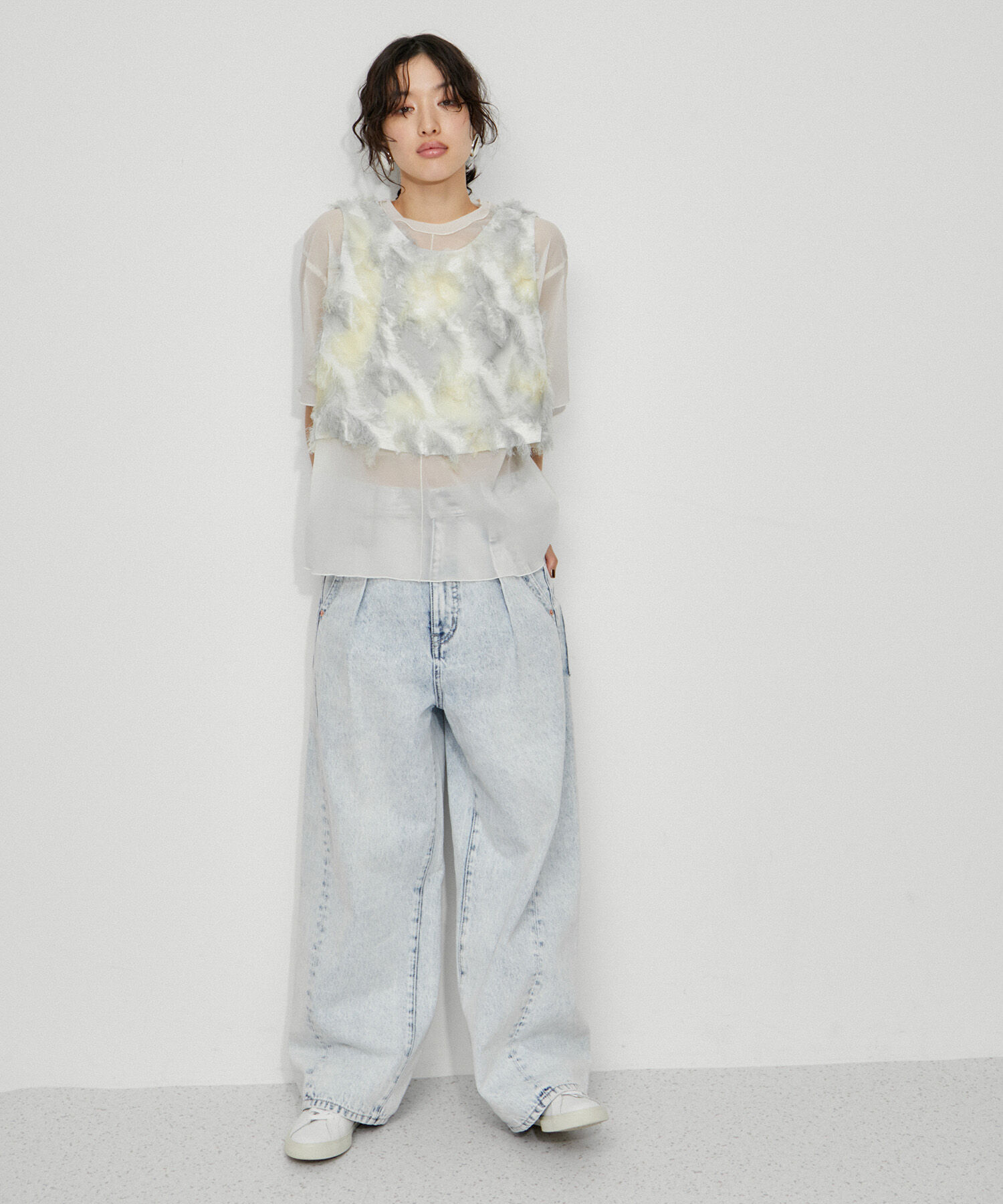 ADAM ET ROPE'「シアータフタメローステッチT」|Tシャツ・カットソー|