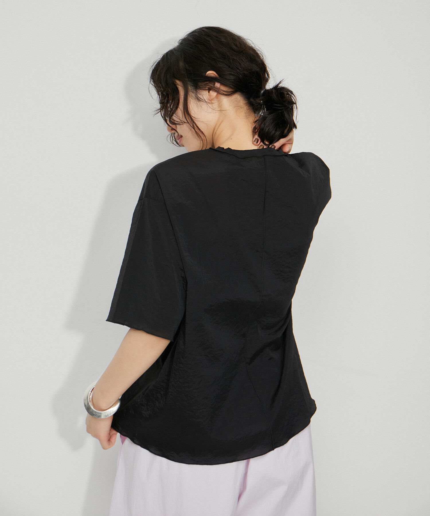 ADAM ET ROPE'「シアータフタメローステッチT」|Tシャツ・カットソー|