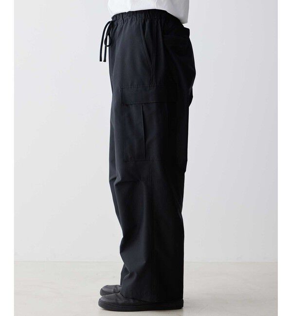 ADAM ET ROPE'「【ACT/アクト】超軽量 ワイド イージー カーゴパンツ / 速乾 / ストレッチ / イージーケア」|カーゴ|