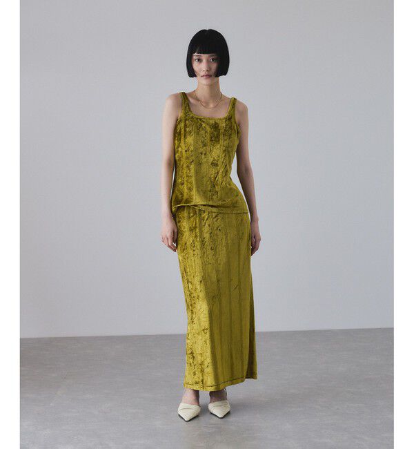 ADAM ET ROPE'「【Miller for ADAM ET ROPE'】別注 ベロアSkirt	」|スカート|