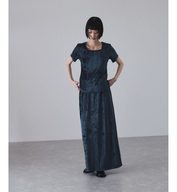 ADAM ET ROPE'「【Miller for ADAM ET ROPE'】別注 ベロアSkirt	」|スカート|