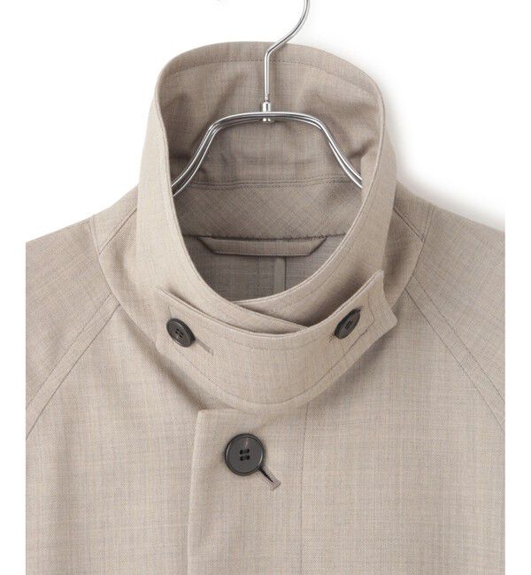 ADAM ET ROPE'「【サステナブル】バルマカーンマキシコート」|ステンカラーコート|