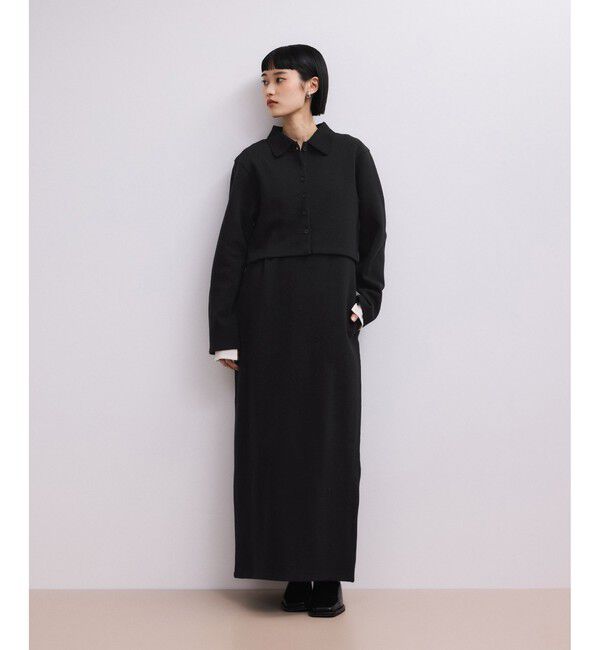 ADAM ET ROPE'「【WEB限定】カーディガンセットワンピース」|ワンピース|