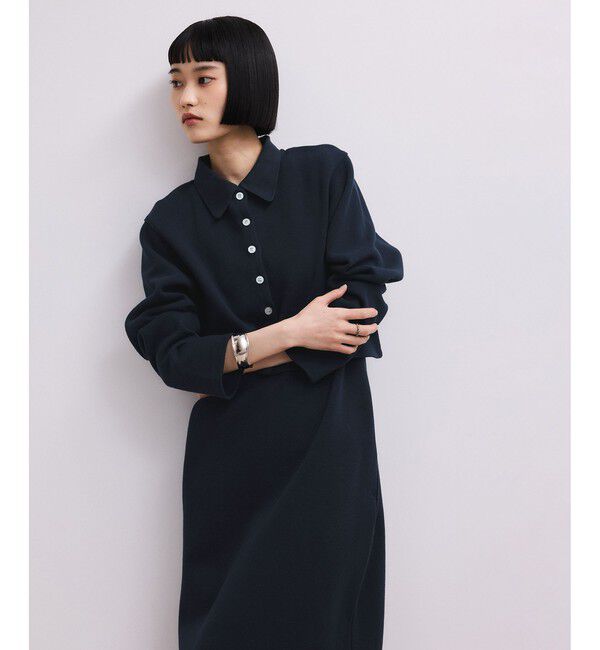ADAM ET ROPE'「【WEB限定】カーディガンセットワンピース」|ワンピース|ネイビー(40)