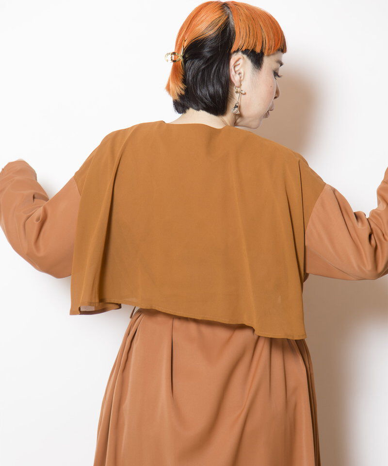  「シフォンレイヤードワンピース」|ワンピース|