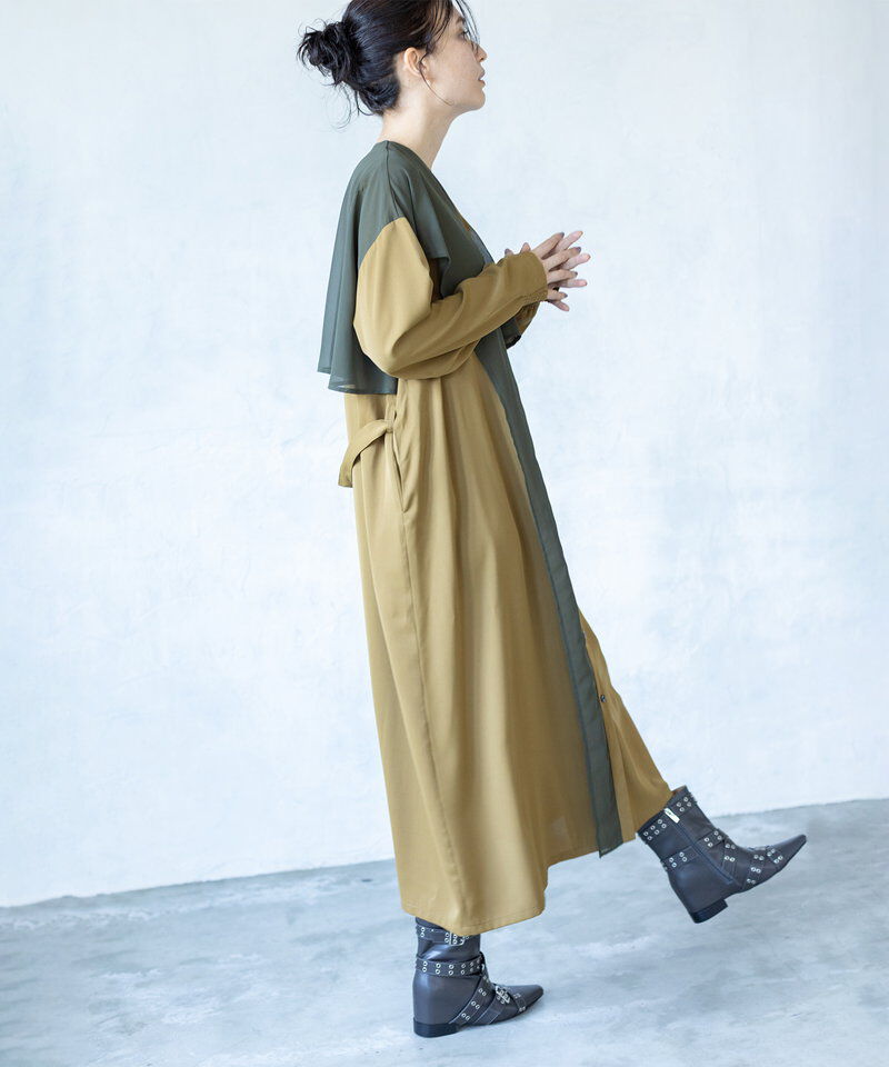  「シフォンレイヤードワンピース」|ワンピース|