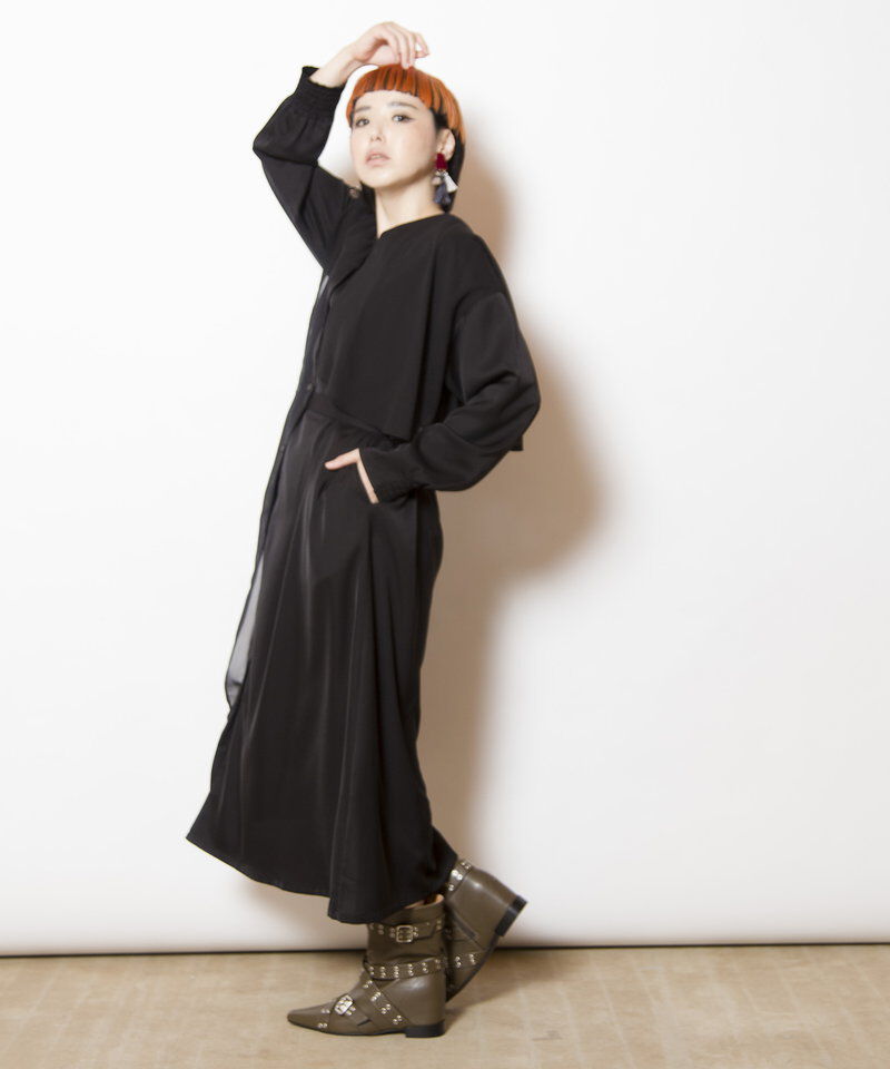  「シフォンレイヤードワンピース」|ワンピース|