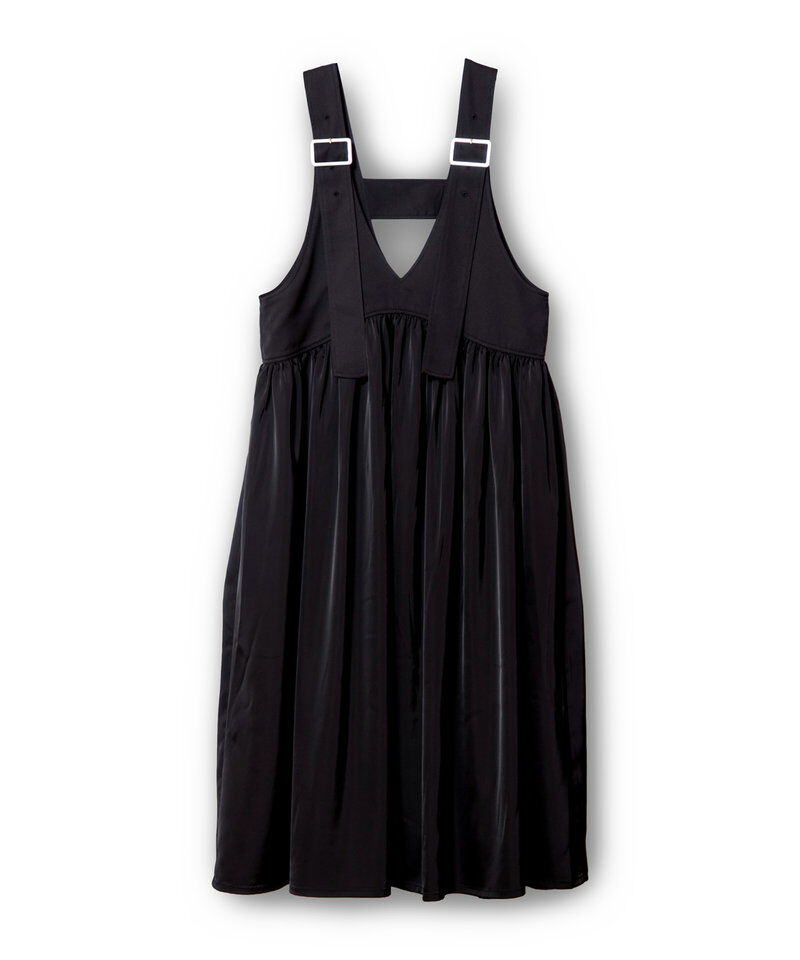  「ギャザーサロペットワンピース」|ワンピース|