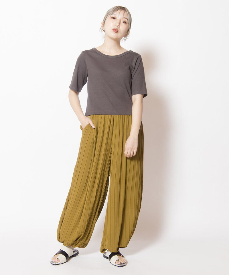  「ランダムプリーツハーレムパンツ」|その他|