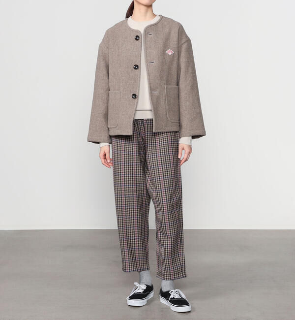 DANTON「DANTON | ウール イージーパンツ WOMEN」|チノ|