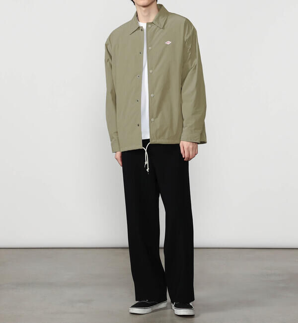 DANTON「DANTON | ピーチタフタ 中綿コーチジャケット MEN」|ダウン|