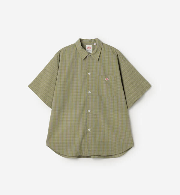 DANTON「DANTON | ボイルポプリン 半袖ワークシャツ MEN」|シャツ・ブラウス|
