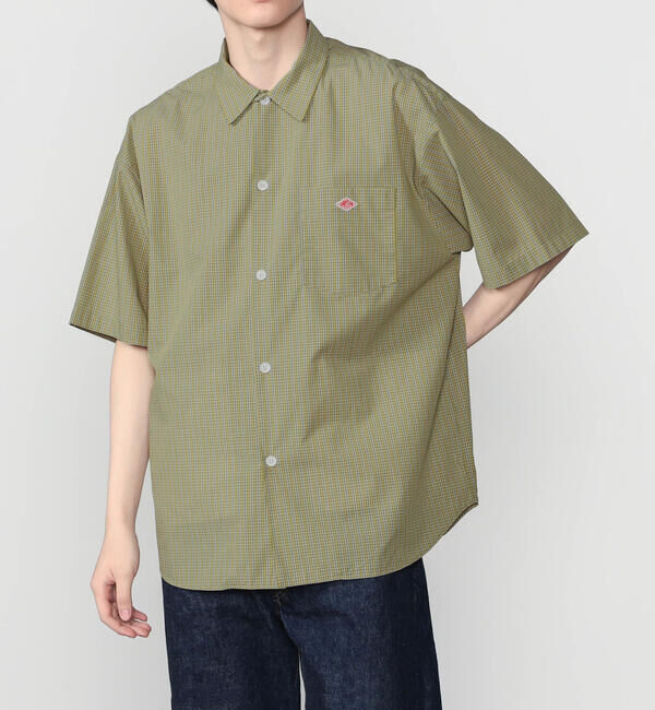 DANTON「DANTON | ボイルポプリン 半袖ワークシャツ MEN」|シャツ・ブラウス|