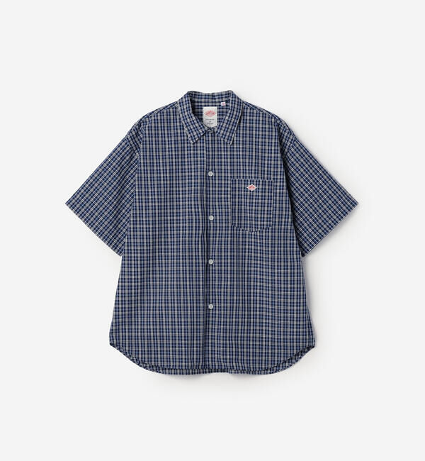 DANTON「DANTON | ボイルポプリン 半袖ワークシャツ MEN」|シャツ・ブラウス|