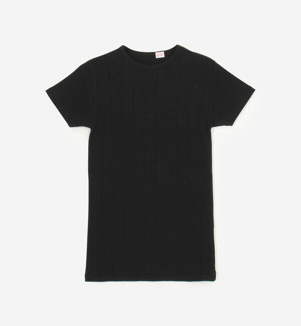  「YOUNG & OLSEN The DRYGOODS STORE | コットン 半袖Tシャツ WOMEN」|Tシャツ・カットソー|BLACK