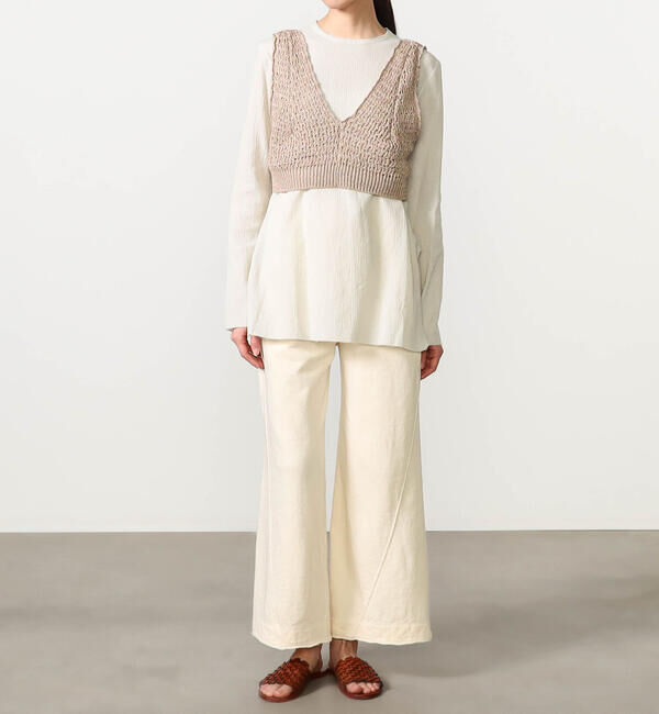 UNFIL「UNFIL | ハニーコンボ メッシュニットベスト WOMEN」|ベスト・ジレ|