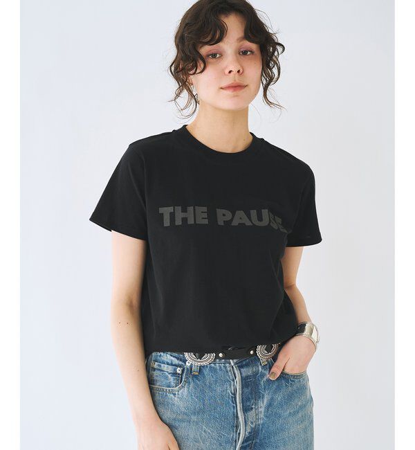 THE PAUSE「＜WEB限定カラーあり＞【THE PAUSE】THE PAUSE Tシャツ」|Tシャツ・カットソー|ブラックその他1