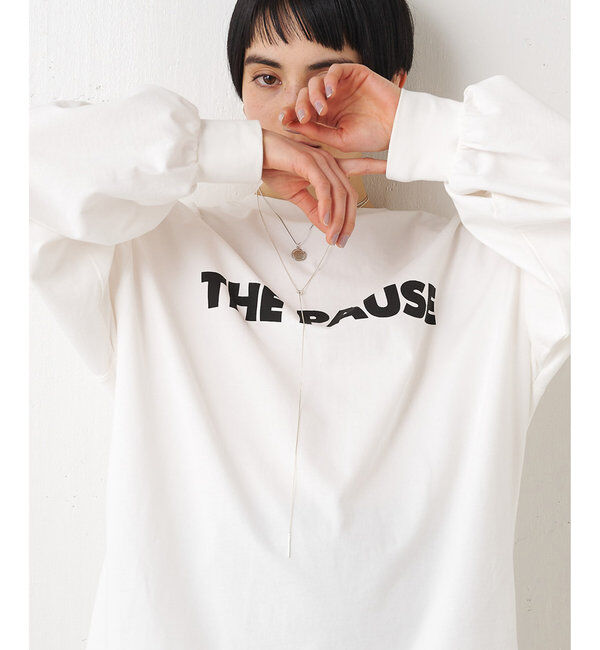 THE PAUSE「【THE PAUSE】THE PAUSEロングスリーブTシャツ」|Tシャツ・カットソー|