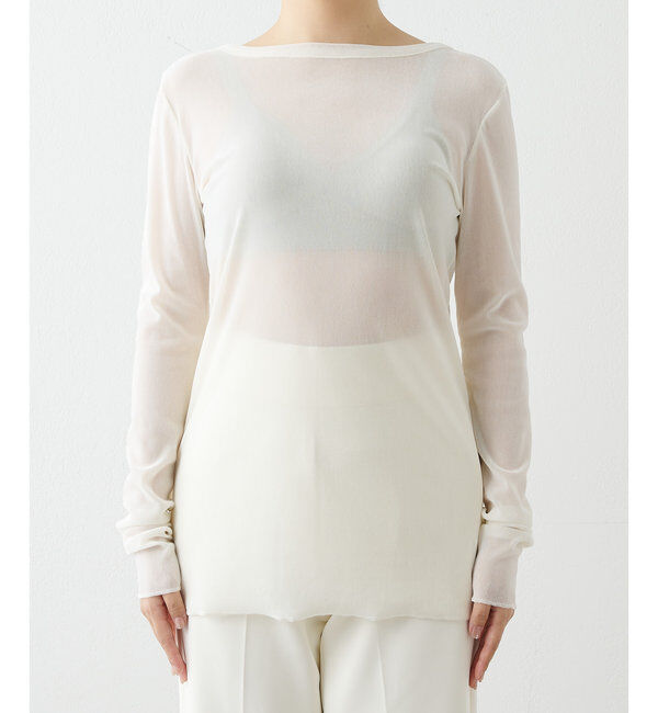  「フロッキーバックシャンカットソー」|Tシャツ・カットソー|