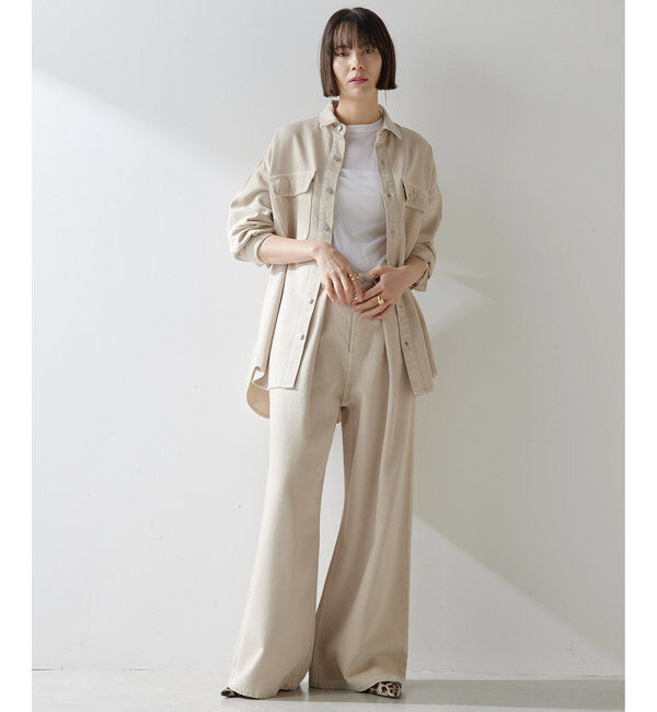  「デニムタックパンツ」|デニム|