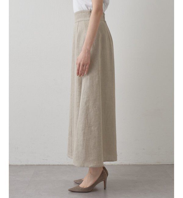 Drawing Numbers「【Drawing Numbers】ヘビーリネンフレアスカート」|スカート|