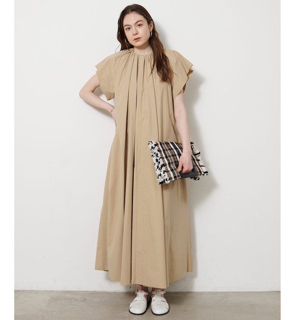  「ギャザータイプライターワンピース」|ワンピース|