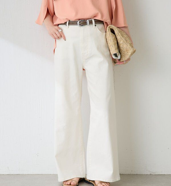  「【4色5サイズ展開/累計販売1.3万超】リラックススーパーワイドデニム」|デニム|オフホワイト