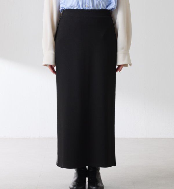  「【伸縮性◎】サイドラメダンボールタイトスカート/セレモニー」|スカート|