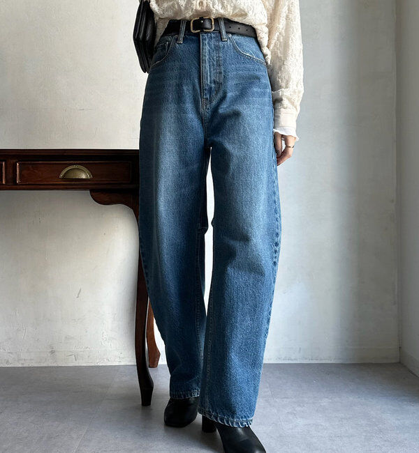  「【ベストセラーアイテム】カーブデニム」|デニム|