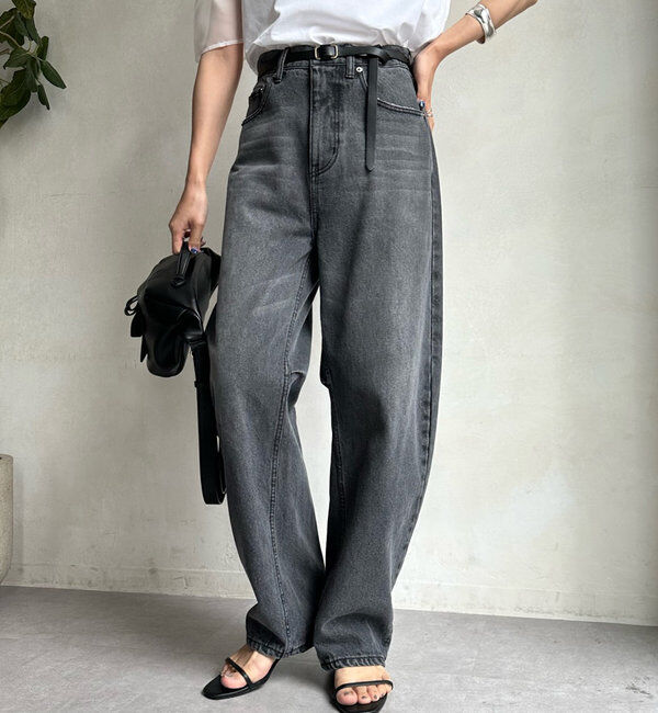  「【ベストセラーアイテム】カーブデニム」|デニム|