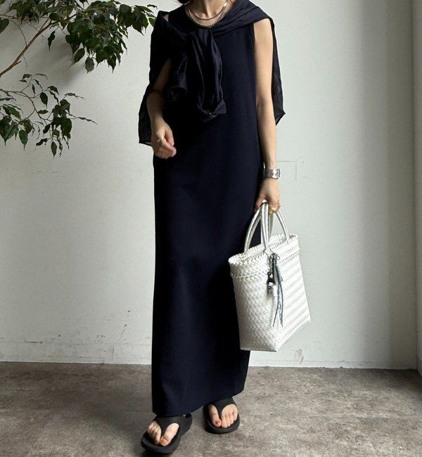  「【全骨格細見え】ブークレーダンボールタンクワンピース」|ワンピース|