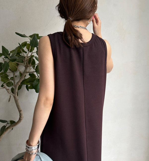  「【全骨格細見え】ブークレーダンボールタンクワンピース」|ワンピース|